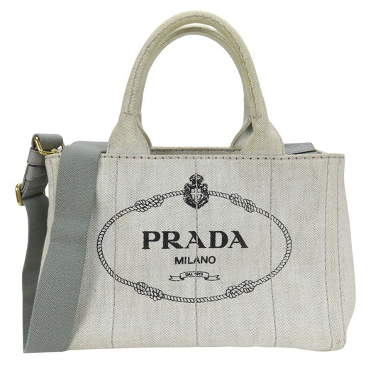 Prada Canapa Canvas 2way Tote Bag