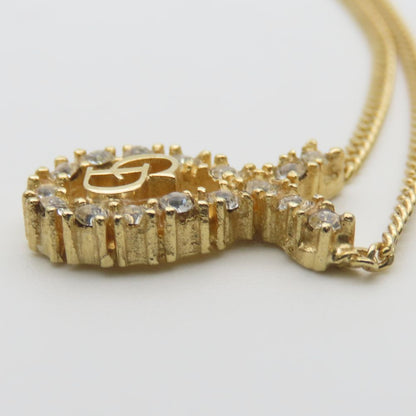 Christian Dior CD Logo Necklace