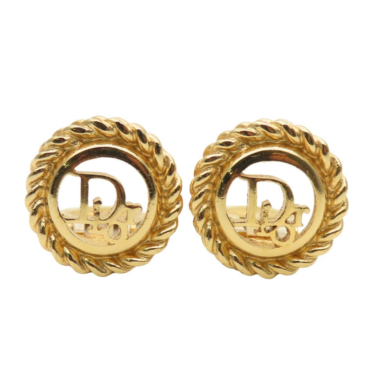 Christian Dior Logo Earrings