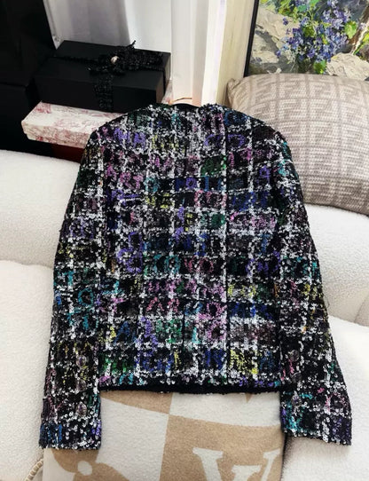 Chanel 22A Colourful Sequin Jacket