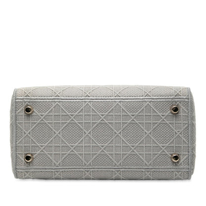 Dior Lady Dior Cannage Canvas 2way Bag