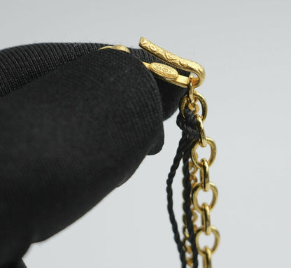 Chanel Vintage 98A Acrylic Light Yellow Brown Camellia Necklace