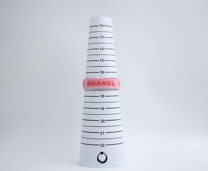 Chanel Vintage 99P Rubber Pink with Peach Wording Bracelet