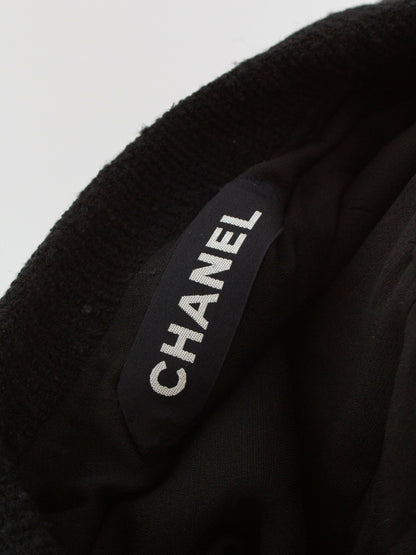 Chanel Haute Couture S/S 2001 LBD Black Bow Mini Dress