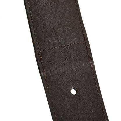 Fendi FF Buckle Zucca Canvas Leather Belt