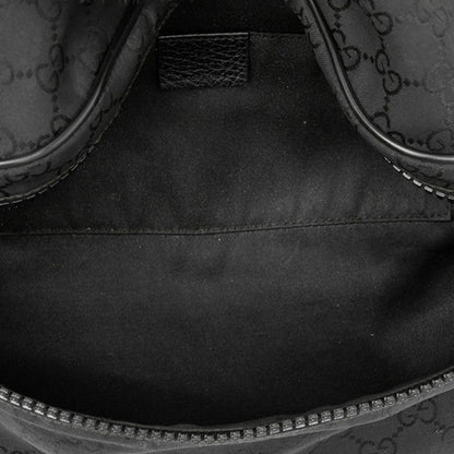 Gucci GG Nylon Nylon Leather Belt Bag