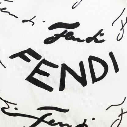 Fendi Handbag Motif Silk Scarf
