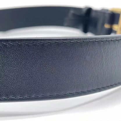 GUCCI GG MARMONT Matelasse Leather Belt Bag in Black 85cm