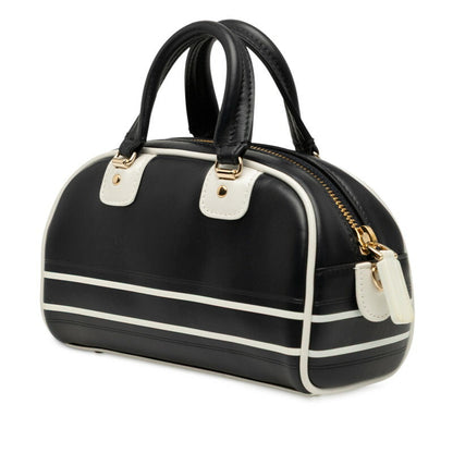 Dior Vibe Mini Bowling Bag Leather 2way Bag