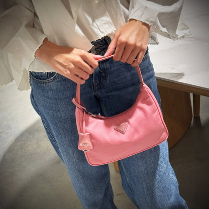 Prada RE-Edition 2000 Pink Nylon hobo