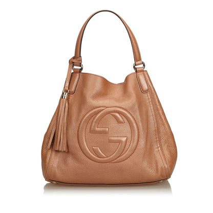 Gucci Soho Calf Leather Tassel Bag
