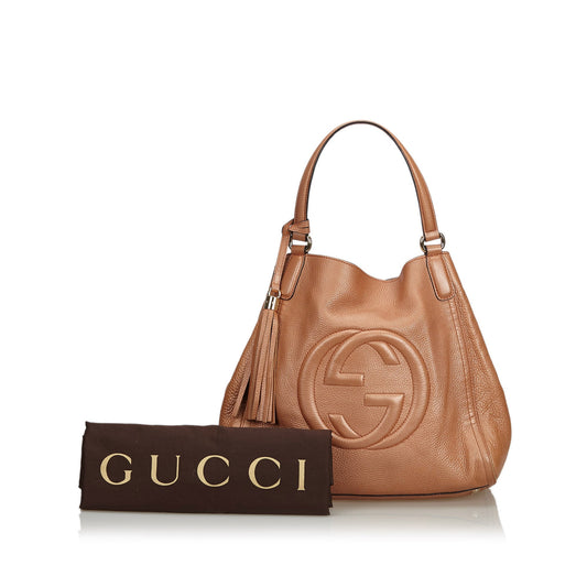 Gucci Soho Calf Leather Tassel Bag