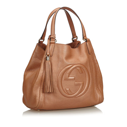 Gucci Soho Calf Leather Tassel Bag