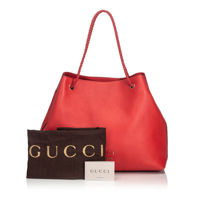 Gucci Gifford Braided Handle Tote Bag