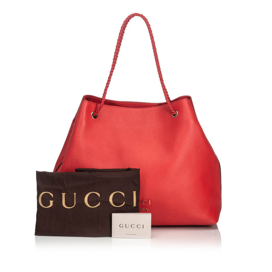 Gucci Gifford Braided Handle Tote Bag