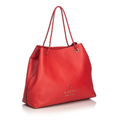 Gucci Gifford Braided Handle Tote Bag