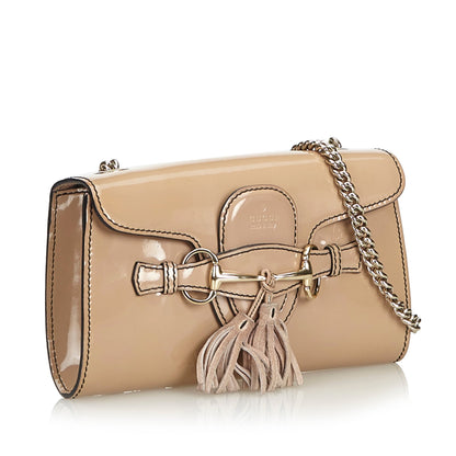 Gucci Emily Small Patent Leather Bag