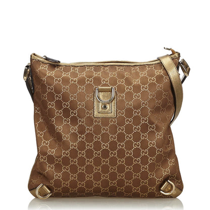 Gucci Abbey Monogram Nylon Crossbody Bag