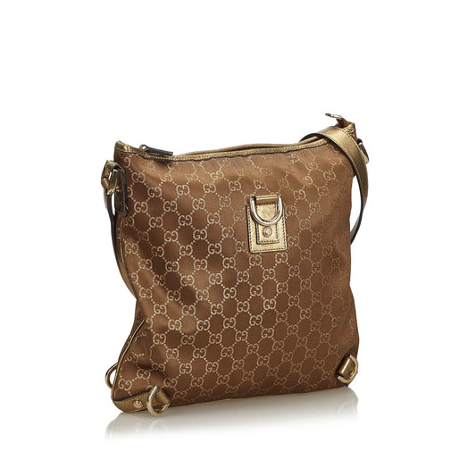Gucci Abbey Monogram Nylon Crossbody Bag