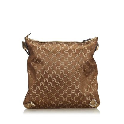 Gucci Abbey Monogram Nylon Crossbody Bag