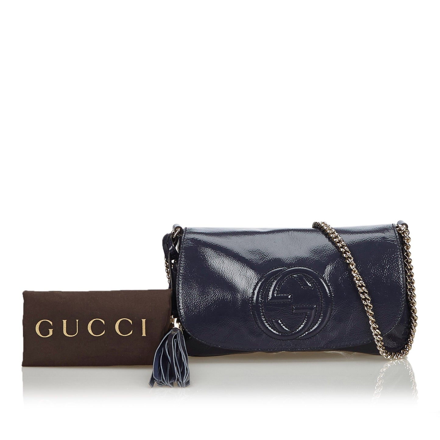 Gucci Soho Mini Patent Leather Crossbody Bag