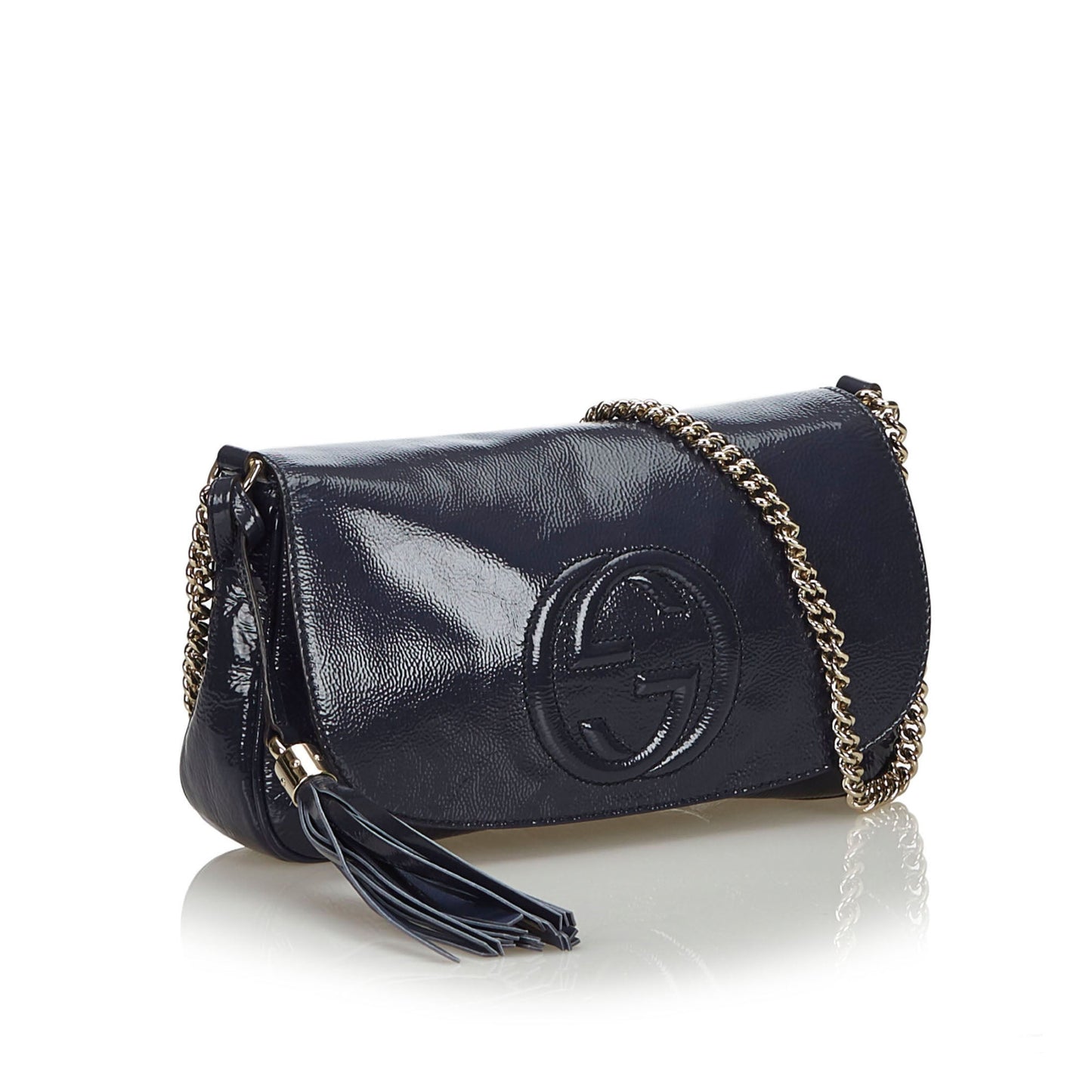 Gucci Soho Mini Patent Leather Crossbody Bag