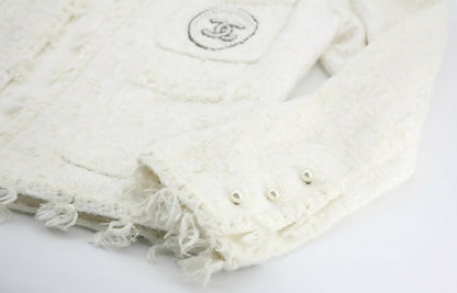 Chanel Vintage 2004 Cruise Ensemble Collarless Jacket