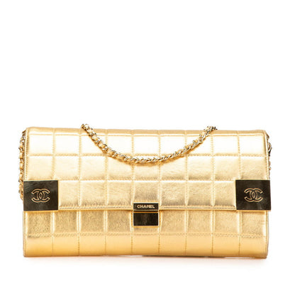 Chanel Choco Bar Lambskin Shoulder Bag