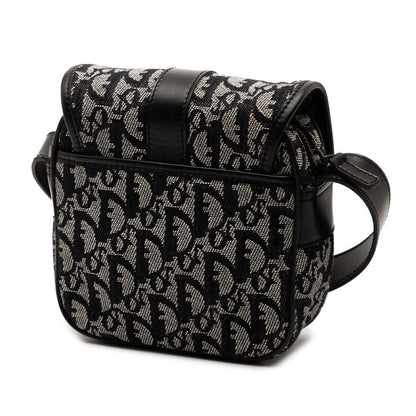 Dior Trotter Canvas Leather Shoulder Bag
