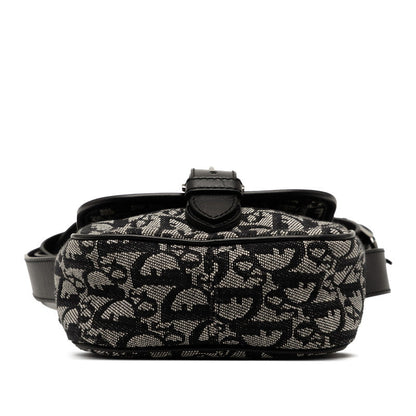 Dior Trotter Canvas Leather Shoulder Bag