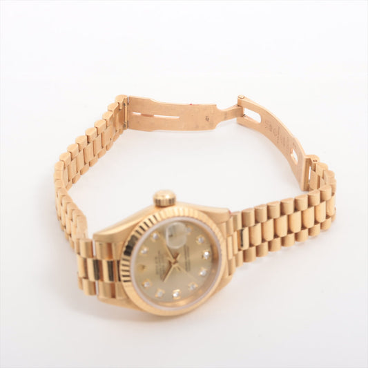 Rolex Datejust 26mm 18k Gold with Diamonds Watch