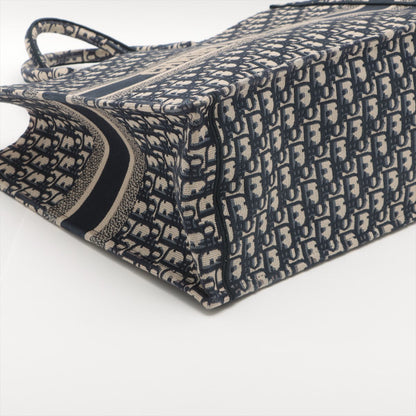 Christian Dior Large Navy Oblique Book Tote Bag