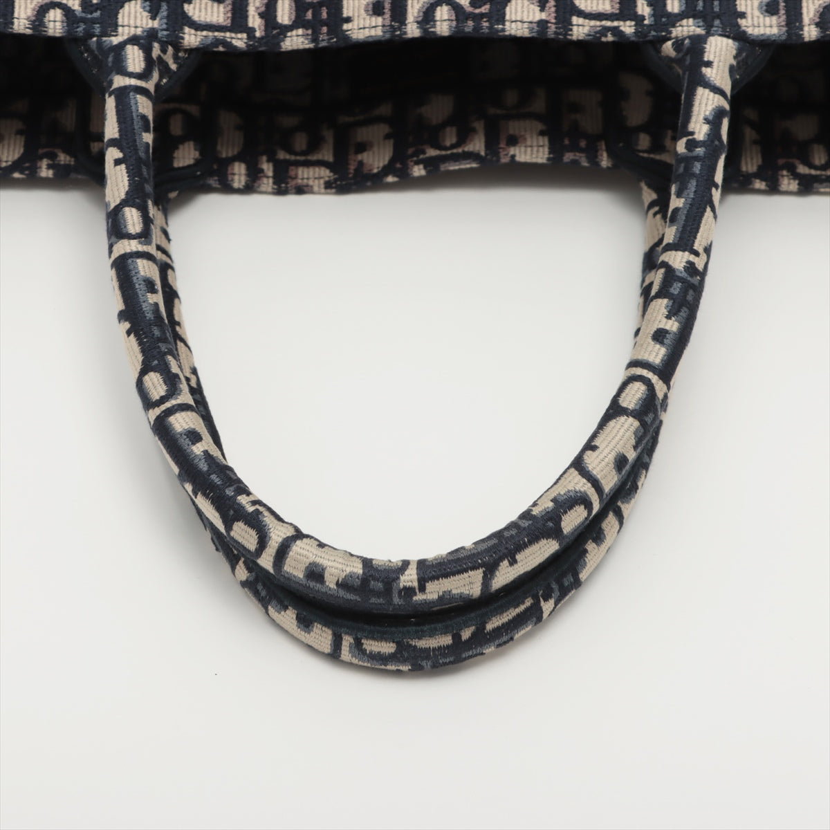 Christian Dior Large Navy Oblique Book Tote Bag