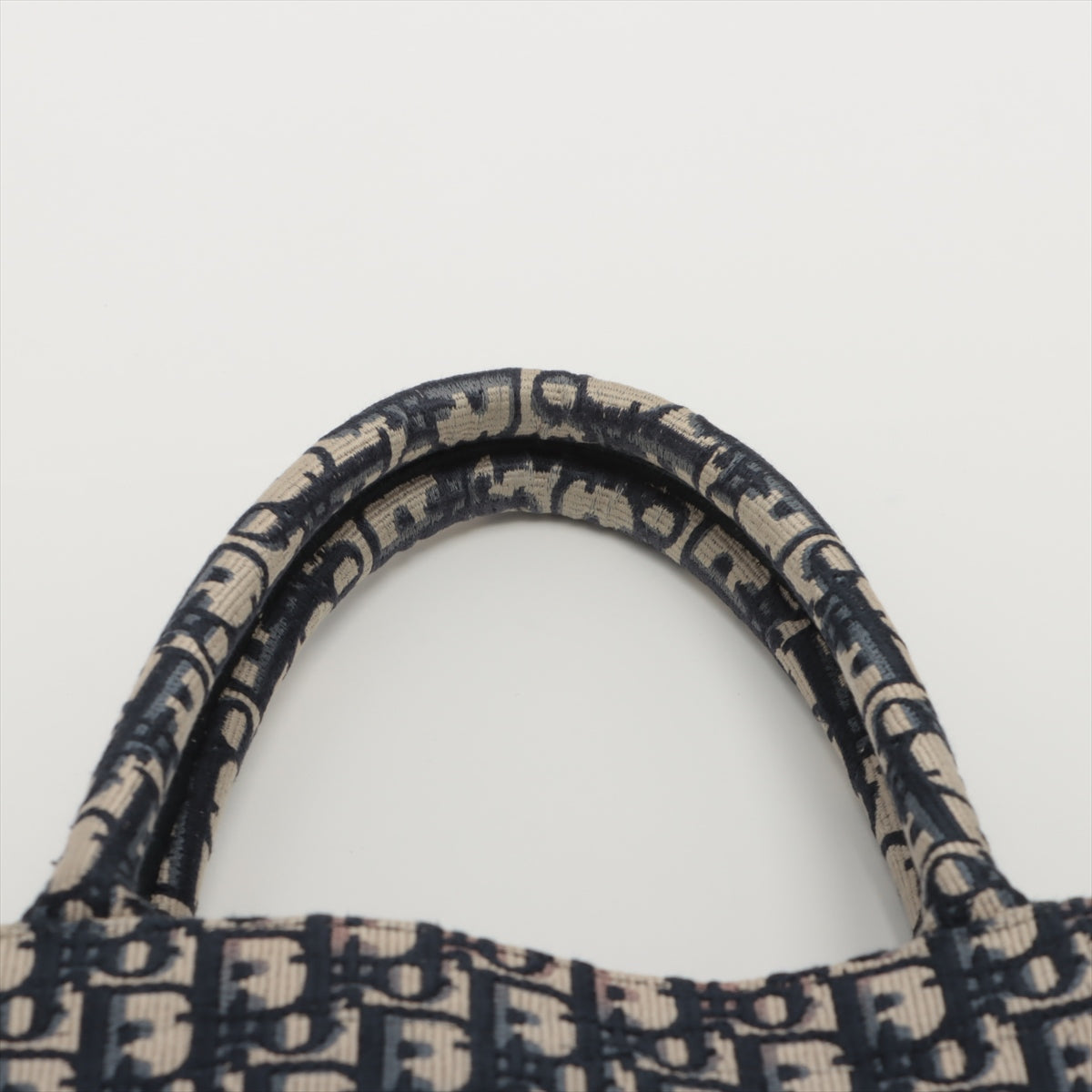 Christian Dior Large Navy Oblique Book Tote Bag