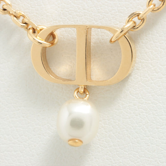 Christian Dior CD Logo with Pearl Necklace Costume Jewellery