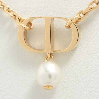 Christian Dior CD Logo with Pearl Necklace Costume Jewellery