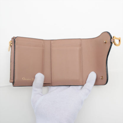 Dior Saddle Lotus Pink Nude Wallet