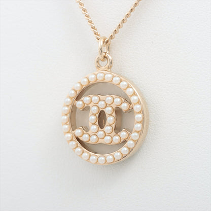 Chanel Coco Logo Pearl Necklace Costume Jewellery