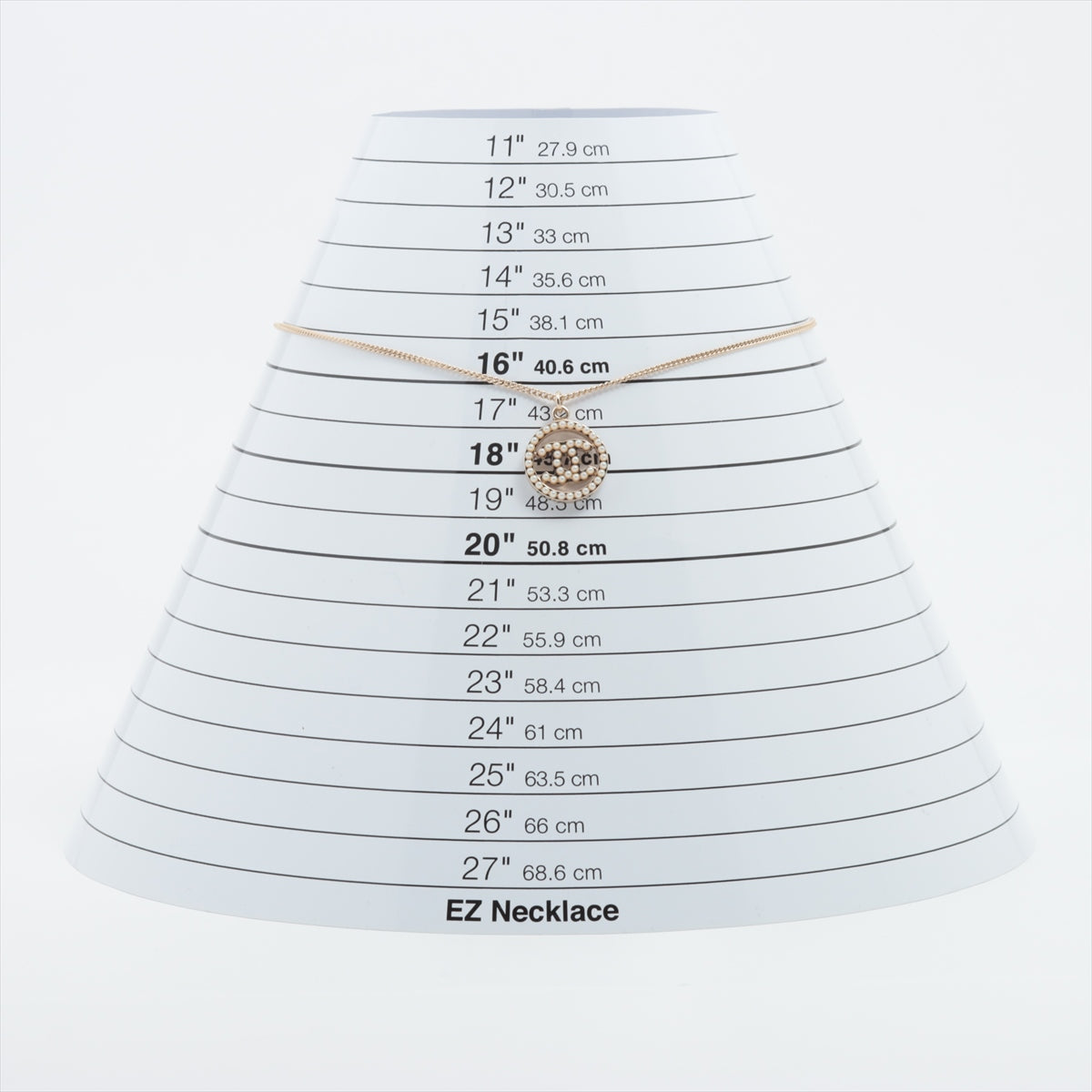 Chanel Coco Logo Pearl Necklace Costume Jewellery