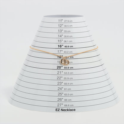 Christian Dior Logo Gold Necklace Costume Jewellery