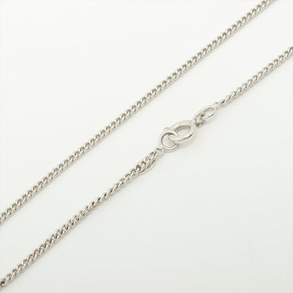 Chanel CC Silver Rhinestone Necklace (Costume Jewellery)