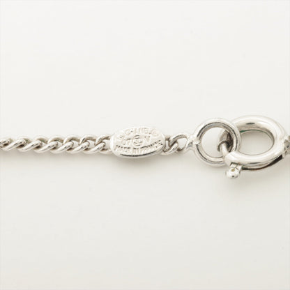 Chanel CC Silver Rhinestone Necklace (Costume Jewellery)