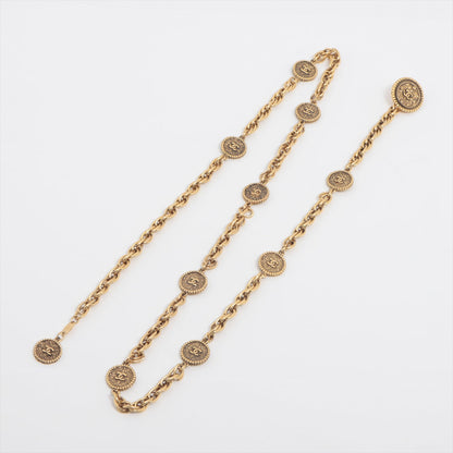 Chanel Coco Brushed Gold Belt 90cm