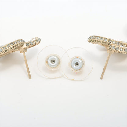 ITEM 21 - Chanel Large Coco Mark CC Piercing Earring Pearl and Diamontes