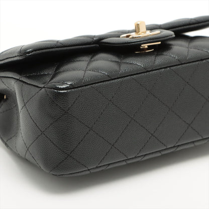 Chanel Mini Rectangular Black Caviar Crossbody Bag