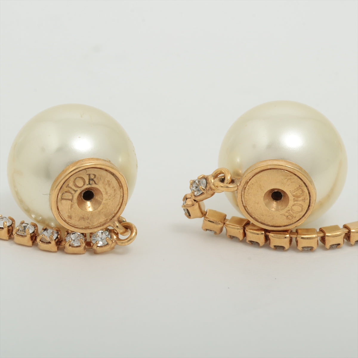 Dior Tribale Pearl Drop Earrings (Costume Jewellery)