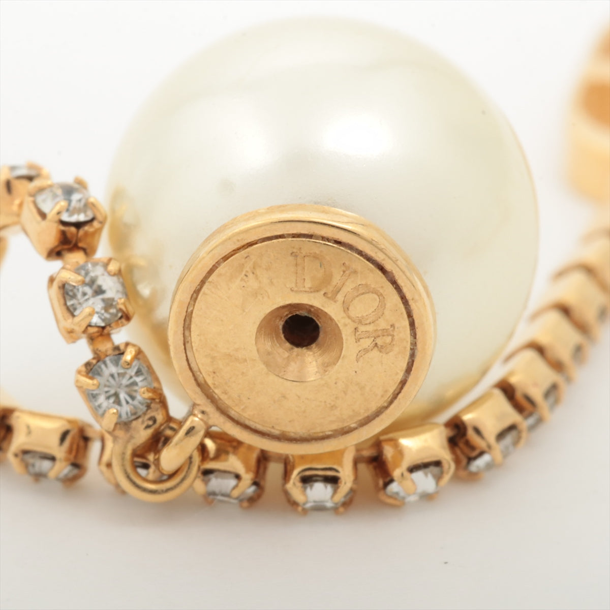 Dior Tribale Pearl Drop Earrings (Costume Jewellery)