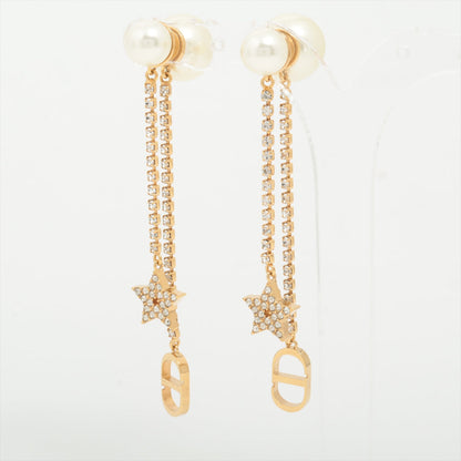 Dior Tribale Pearl Drop Earrings (Costume Jewellery)