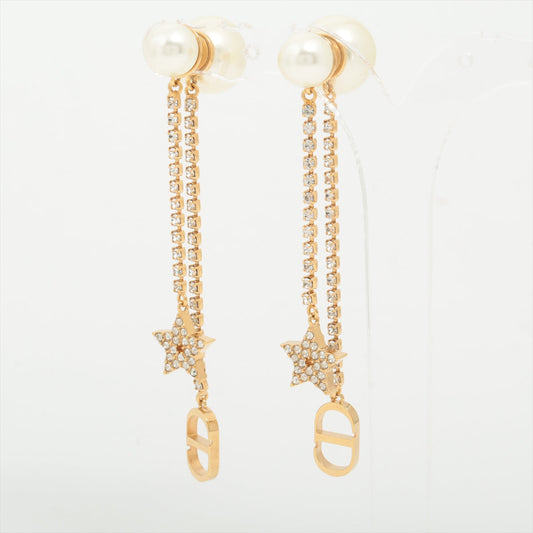 Dior Tribale Pearl Drop Earrings (Costume Jewellery)