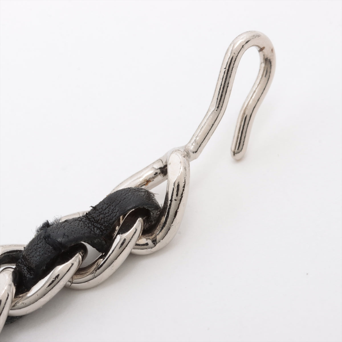 Chanel Logo Chain Black Belt 98cm